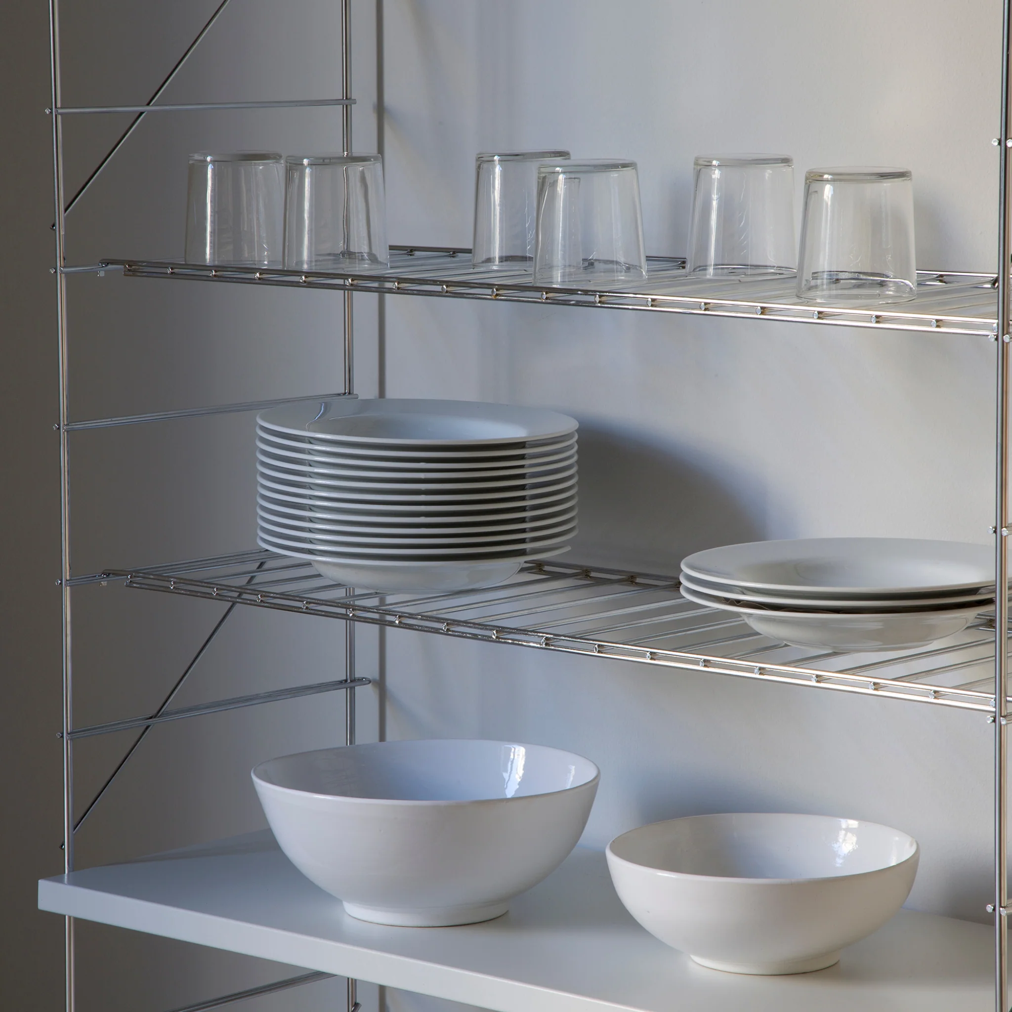 Tria114 Modular Shelving System - Grid Shelf - Image 9