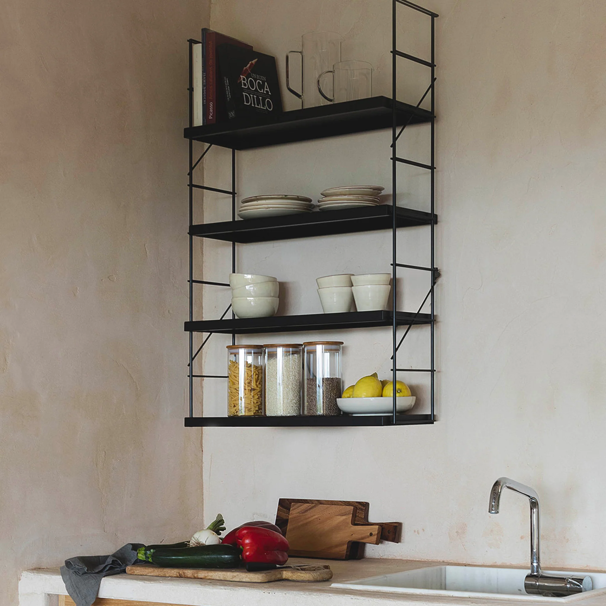 Tria114 Modular Shelving System - Wall Supports - Image 3