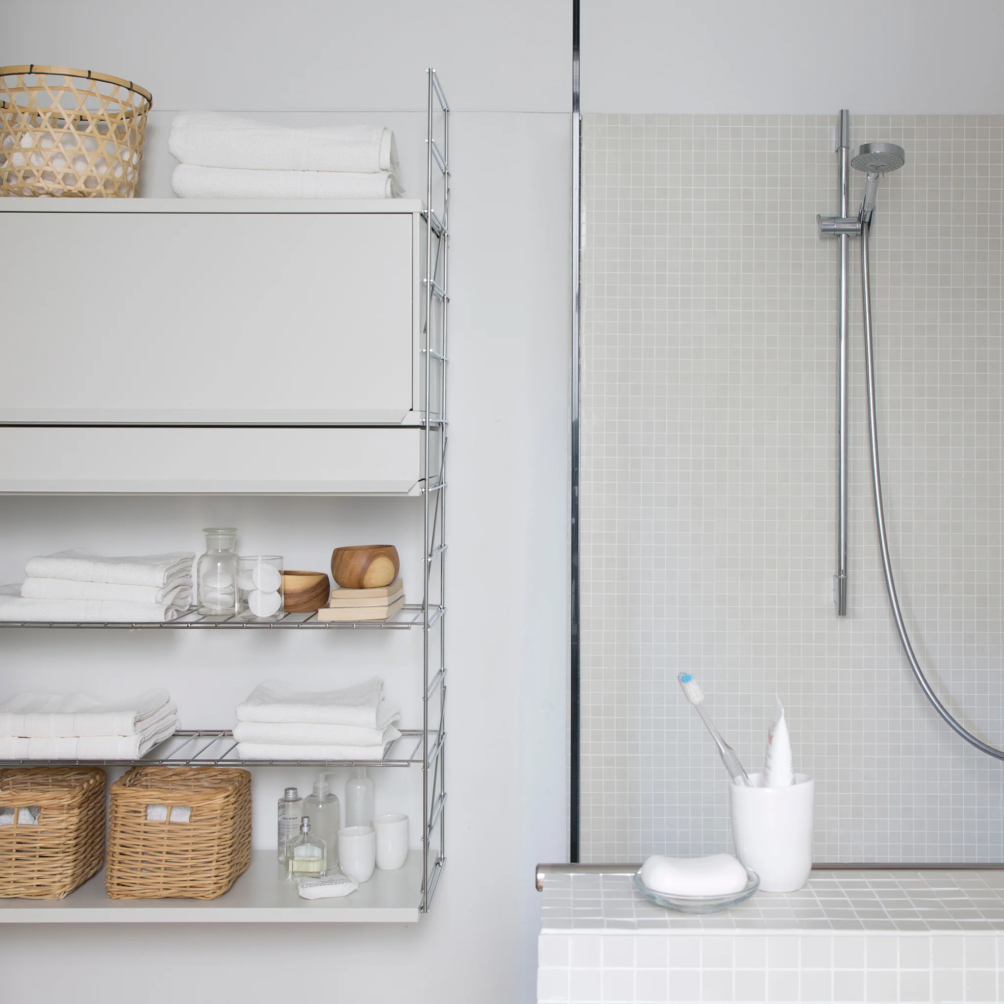 Tria114 Modular Shelving System - Wall Supports - Image 7