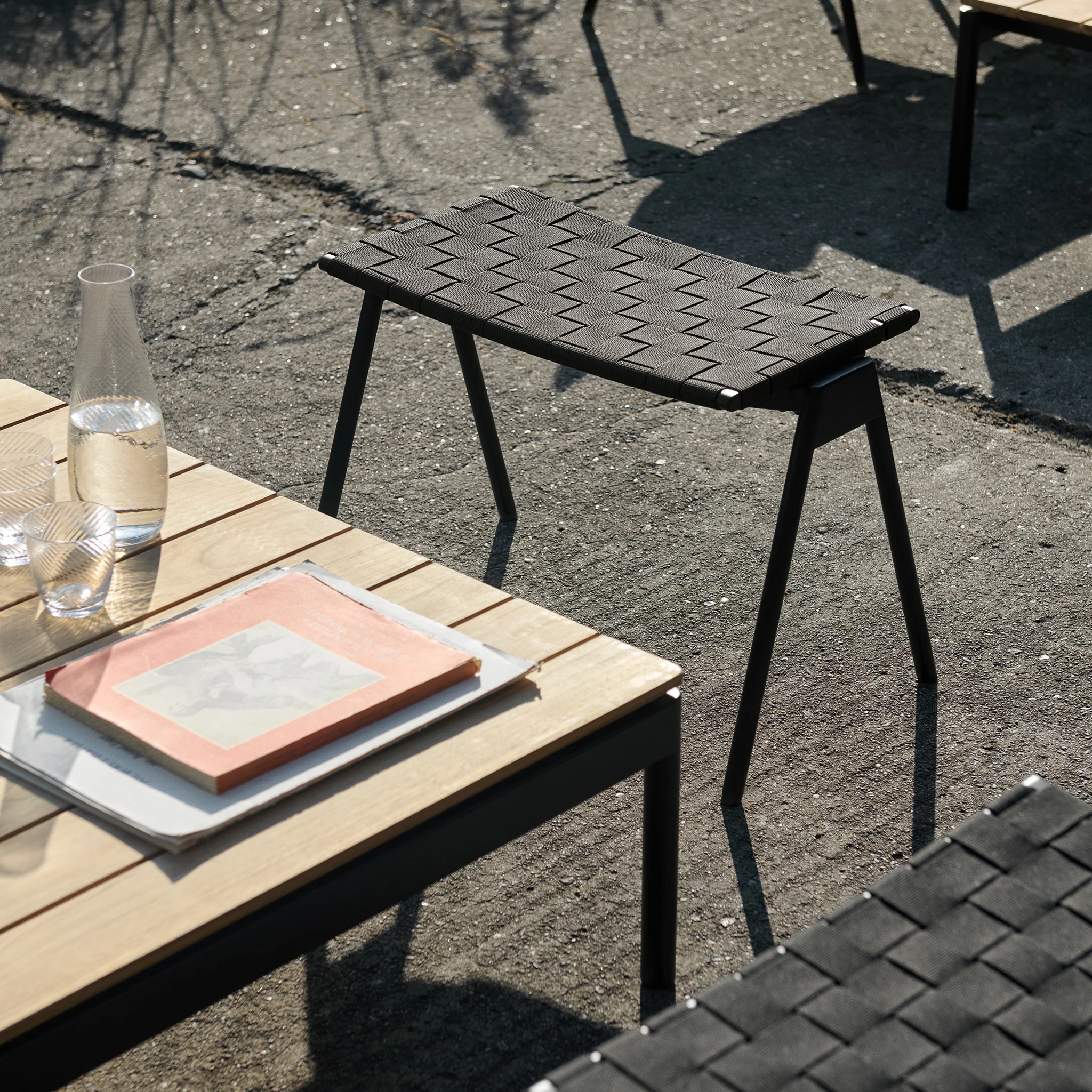 Ville AV46 Outdoor Lounge Footstool by Anderssen & Voll - Image 4