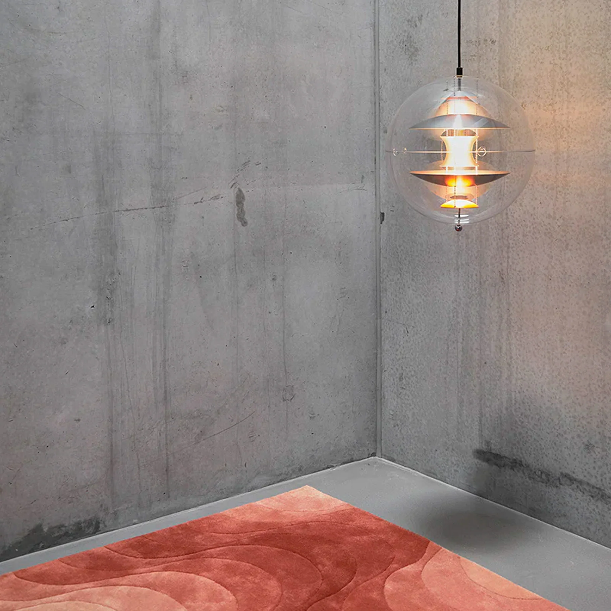 VP Globe Brushed Aluminium Pendant by Verpan - Image 2