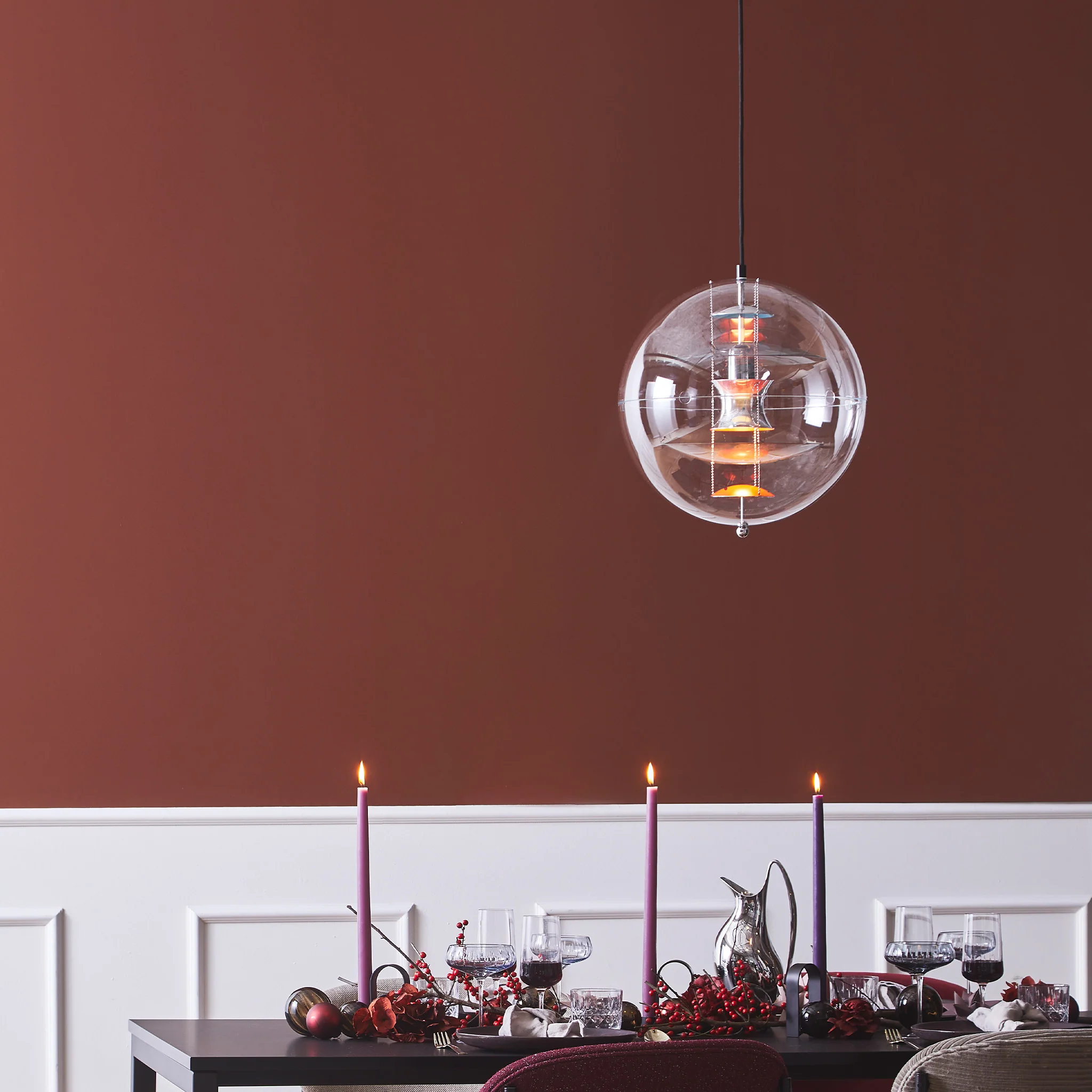 VP Globe Coloured Glass Pendant by Verpan - Image 3